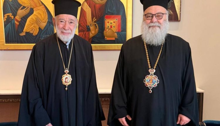 Συνάντηση-Πατριάρχη-Αντιοχείας-με-τον-Μητροπολίτη-Βηρυτού