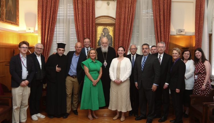 Ο-Αρχιεπίσκοπος-Ιερώνυμος-υποδέχθηκε-συνέδρους-του-“athens-summit-on-ai-ethics”