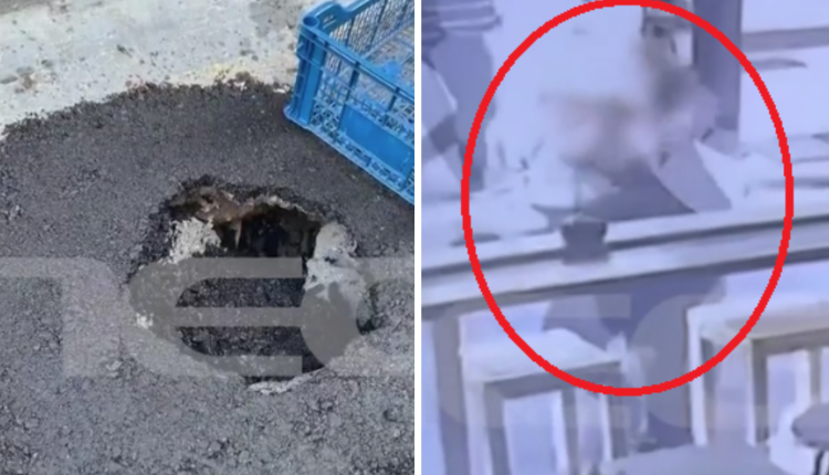 Πεζή-έπεσε-σε-λακκούβα-και-έκανε-40-ράμματα-–-Βίντεο-από-την-Κρήτη