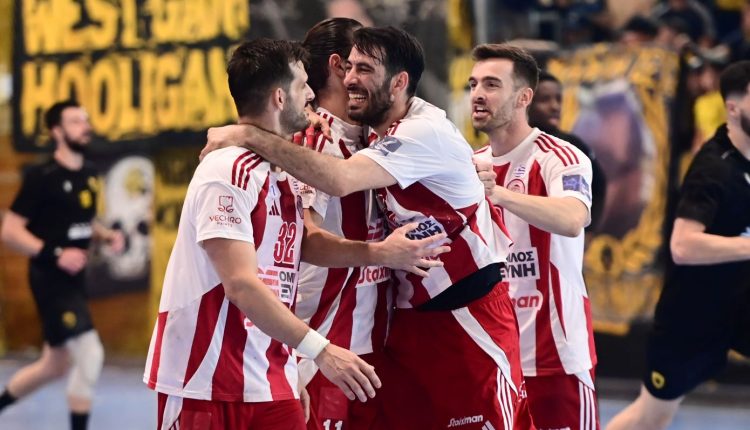 handball-premier:-Πρωταθλητής-Ελλάδος-ο-Ολυμπιακός-για-τρίτη-σερί-χρονιά
