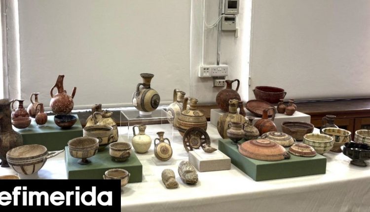 Επιστροφή-48-αρχαιοτήτων-στην-Κύπρο-Μενδώνη:-«Πράξη-πολιτικής-βούλησης-και-ηθικού-καθήκοντος»-[εικόνες]