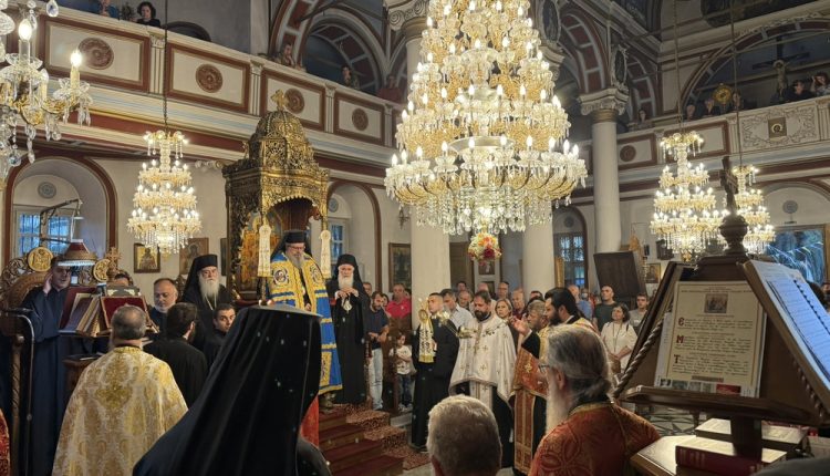 Πανηγυρικός-πολυαρχιερατικός-Εσπερινός-της-Αγίας-Τριάδος-στον-ΙΝ.-Αγίας-Τριάδος-Μυρίνης-Λήμνου