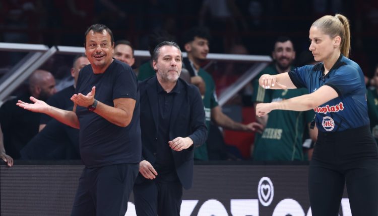 Ολυμπιακός-–-Παναθηναϊκός:-Το-σφύριγμα-της-Τσαρούχα-στο-φινάλε-που-έκανε-έξαλλους-τους-«πράσινους»