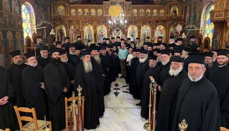 Πραγματοποιήθηκε-η-πρώτη-Ιερατική-Σύναξη-της-Μητροπόλης-Κυδωνίας-και-Αποκορώνου-υπό-τον-νέο-Ποιμενάρχη