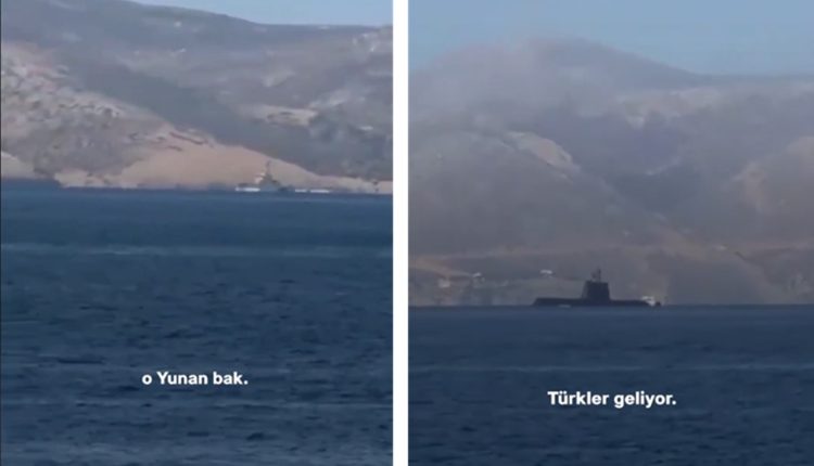 Τουρκικά-ΜΜΕ:-«Οι-Έλληνες-πανικοβλήθηκαν-όταν-αναδύθηκε-τουρκικό-υποβρύχιο»
