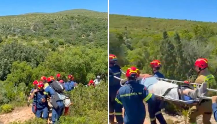 Κεφαλονιά:-Μεγάλη-κινητοποίηση-για-τη-διάσωση-τραυματισμένης-τουρίστριας-σε-απομονωμένη-παραλία