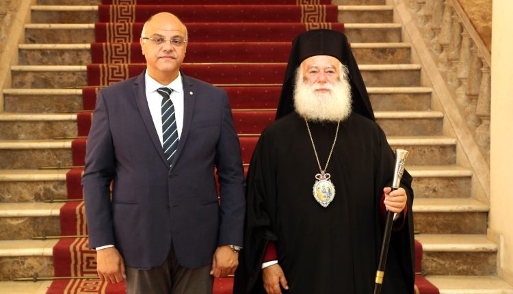Τον-Κυβερνήτη-Αλεξανδρείας-υποδέχθηκε-ο-Πατριάρχης-Θεόδωρος