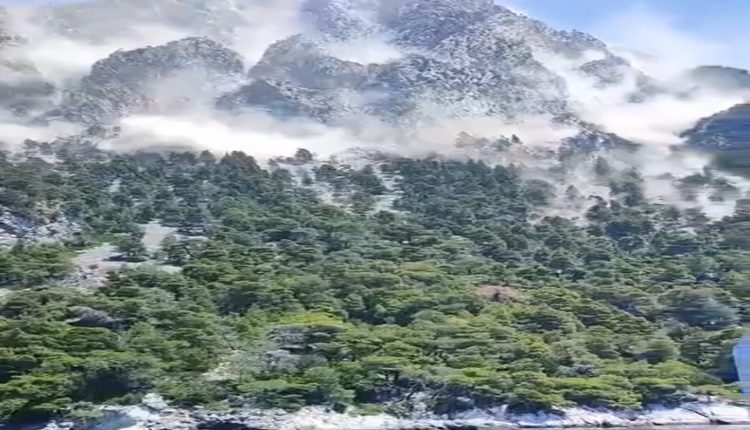 Σεισμός-στη-Βόρεια-Εύβοια:-Δείτε-βίντεο-με-κατολίσθηση-στο-όρος-Καντήλι