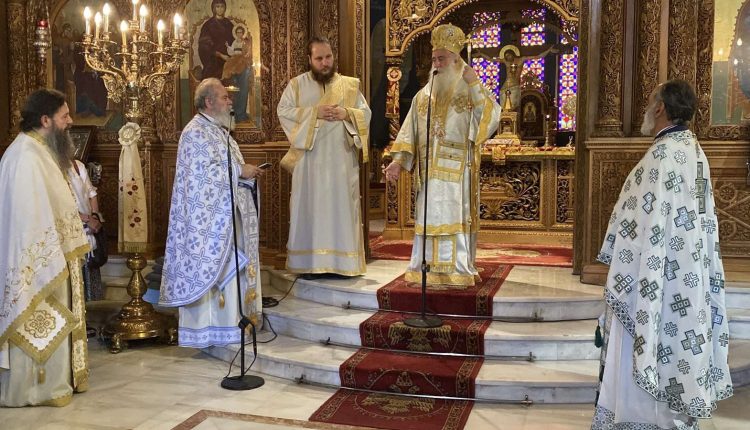 Ο-Μητροπολίτης-Κορίνθου-Παύλος-στη-Φανερωμένη-Χολαργού