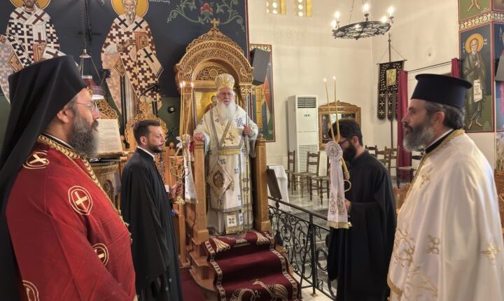 Εορτή-των-Αγίων-Πάντων-στη-Μητρόπολη-Θηβών