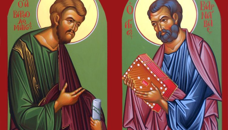 11-Ιουνίου:-Εορτάζουν-οι-Άγιοι-Απόστολοι-Βαρθολομαίος-και-Βαρνάβας