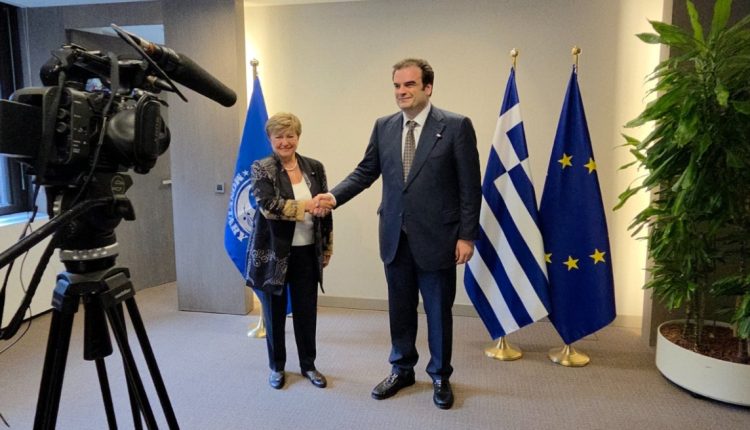 Συνάντηση-Πιερρακάκη-με-διευθύντρια-ΔΝΤ:-«Θεαματική-πρόοδος-της-ελληνικής-οικονομίας»