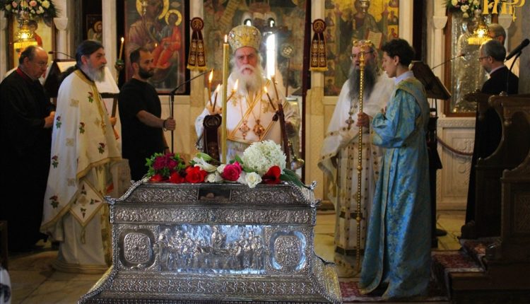 Άρτα:-Αρχιερατική-Λειτουργία-επετείου-Ανακομιδής-Λειψάνων-Αγίας-Θεοδώρας