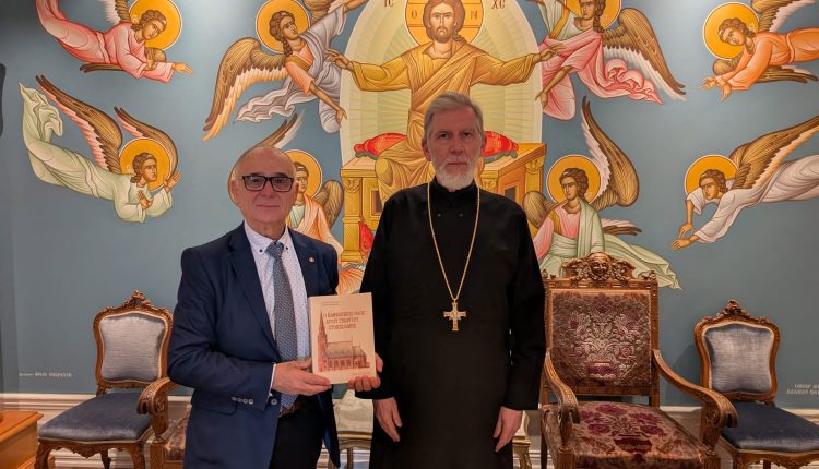 Επίσκεψη-του-Καθηγητή-Νικολάου-Βενιζέλου-στην-Ιερά-Μητρόπολη-Σουηδίας