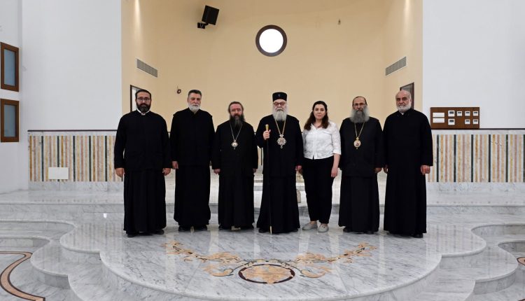 Ο-Πατριάρχης-Αντιοχείας-επιθεώρησε-τις-εργασίες-στον-Ναό-του-Προφήτη-Ηλία-στη-Δαμασκό