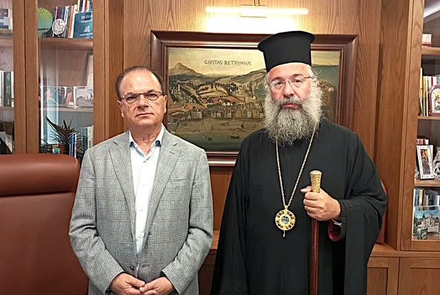 Στο-πλευρό-του-Δήμου-Ρεθύμνης-ο-Μητροπολίτης-Πρόδρομος