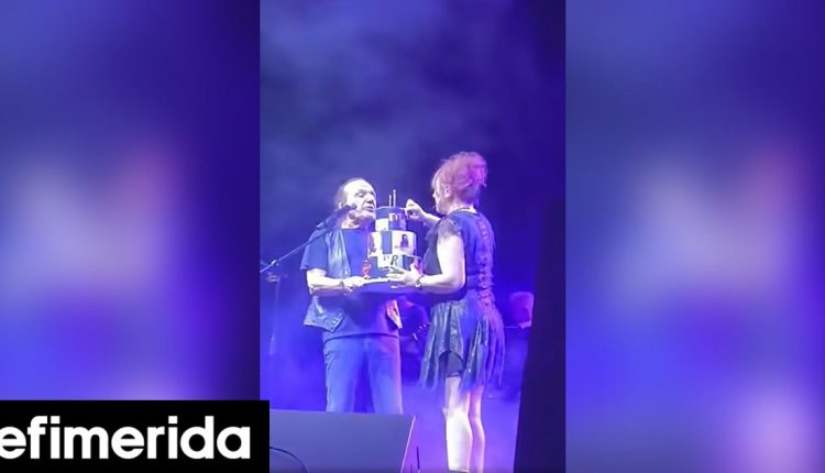 Παραλήρημα-στους-Βράχους-για-τον-Βασίλη-Παπακωνσταντίνου-Η-έκπληξη-της-Ράντου-για-τα-76α-γενέθλιά-του-[βίντεο]