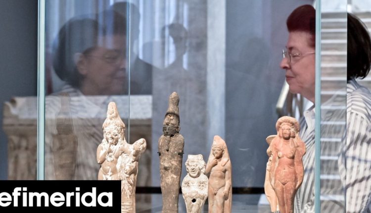 Επιστροφή-έξι-αιγυπτιακών-αρχαιοτήτων-Μενδώνη:-Πράξη-σεβασμού-στην-πολιτιστική-κληρονομιά-και-στο-Διεθνές-Δίκαιο-[εικόνες]