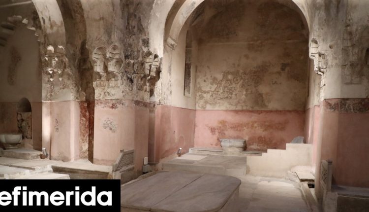 Επισκέψιμο-το-μνημείο-Μπέη-Χαμάμ,-το-λουτρό-σύμβολο-της-Θεσσαλονίκης-Το-ίδρυσε-το-1444-ο-σουλτάνος-Μουράτ-Β’