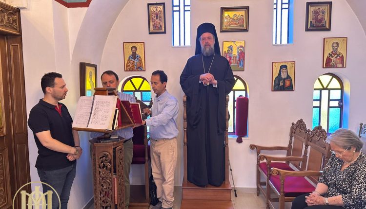 Ο-Θεσσαλονίκης-Φιλόθεος-στο-πανηγυρίζον-Ιερό-Παρεκκλήσιο-του-Αγίου-Ιωάννου-του-Προδρόμου-στο-Άσυλο-του-Παιδιού