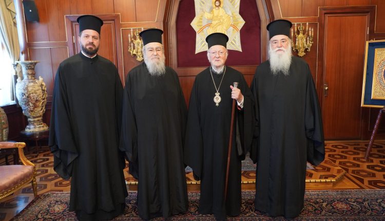 Οι-Μητροπολίτες-Δωδώνης-και-Ζακύνθου-στον-Οικουμενικό-Πατριάρχη