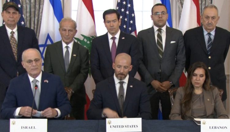 Συμφωνία-ειρήνης-Ισραήλ-Λιβάνου-υπεγράφει-στην-Ουάσινγκτον:-Τα-κύρια-σημεία