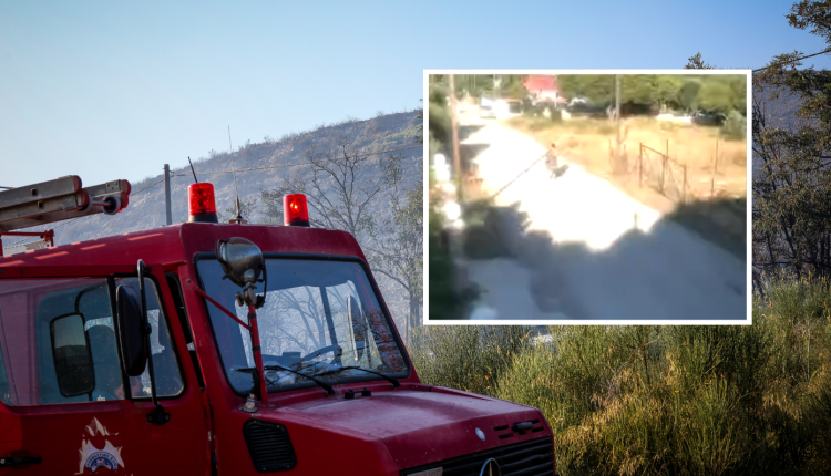 Κόρινθος:-Βίντεο-δείχνει-την-57χρονη-τη-στιγμή-που-βάζει-φωτιά