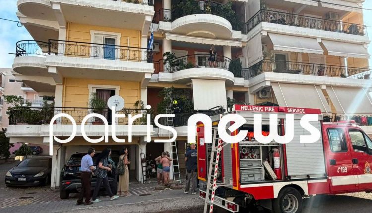 Φωτιά-σε-διαμέρισμα-στον-Πύργο-μετά-από-έκρηξη-σε-κλιματιστικό-–-Στο-νοσοκομείο-μητέρα-και-παιδί