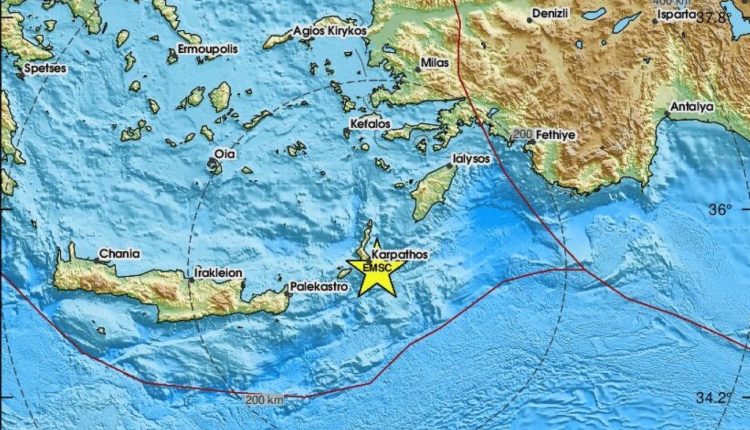 Ισχυρός-σεισμός-στην-Κάρπαθο-–-Έγινε-αισθητός-μέχρι-τη-Ρόδο