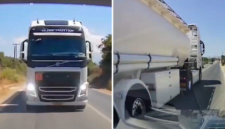 Απίστευτο-περιστατικό-στην-Κρήτη-–-Οδηγός-βυτιοφόρου-«γκαζωτός»-έκανε-επικίνδυνη-προσπέραση-και-πατούσε-κόρνα
