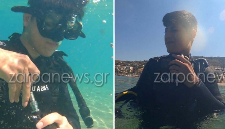 Ο-23χρονος-Γιώργος-από-την-Κρήτη-έγινε-πιστοποιημένος-δύτης-παρά-την-ολική-τύφλωση-–-«Μέσα-στο-νερό-νιώθω-γαλήνη»