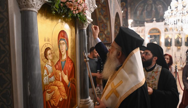 kαθιέρωση-Ιεράς-Εικόνος-της-Παναγίας-Τριχερούσας-στον-ΙΝ.-Αγίας-Βαρβάρας-Τρίπολης