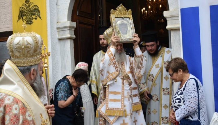 Πολυαρχιερατικός-εορτασμός-της-ευρέσεως-της-Παναγίας-«Εικονιστρίας»-στη-Σκιάθο