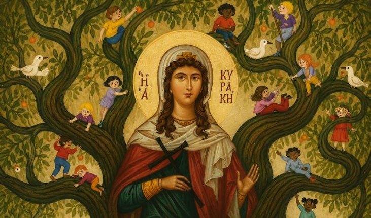 Ένα-αλλιώτικο-δέντρο-μέσα-στον-κήπο-της-Ορθοδοξίας