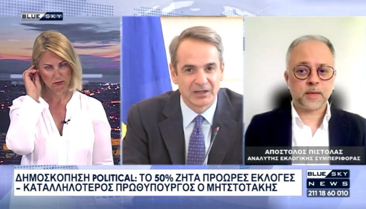 Δημοσκόπηση-political:-Καταλληλότερος-για-πρωθυπουργός-ο-Μητσοτάκης-–-Σχολιάζει-ο-Απ.-Πιστόλας