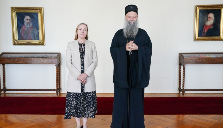Συνάντηση-Πατριάρχη-Σερβίας-με-τη-Συντονίστρια-των-Ηνωμένων-Εθνών-στη-χώρα