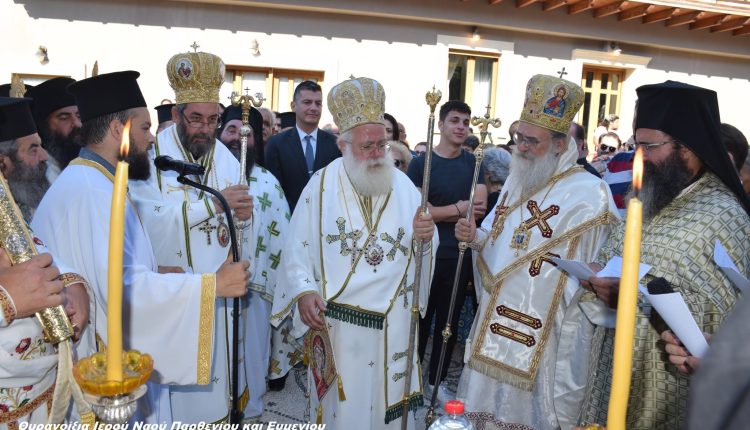 Θυρανοίξια-του-νέου-Ναού-των-Οσίων-Πατερων-Ευμενίου-και-Παρθενίου-στη-Μονή-Κουδουμά