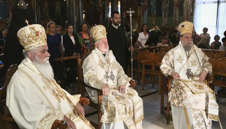 Πολυαρχιερατικό-Συλλείτουργο-στη-Ν-Ιωνία,-προεξάρχοντος-του-Αρχιεπισκόπου-Αμερικής-κ.-Ελπιδοφόρου