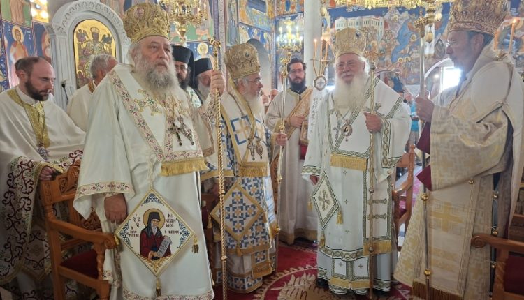 Πανηγυρική-Θεία-Λειτουργία-στην-γενέτειρα-του-Αγίου-Νικοδήμου-του-Αγιορείτου