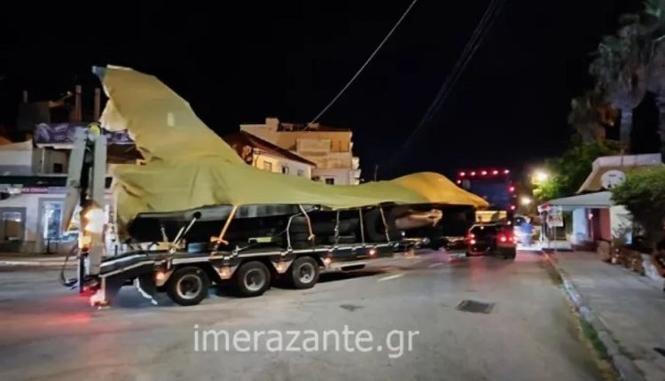 Με-πλοίο-της-γραμμής-αναχώρησε-από-τη-Ζάκυνθο-το-f-16-που-έκανε-αναγκαστική-προσγείωση