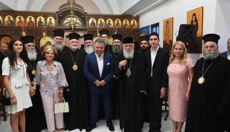 Ο-Μητροπολίτης-Φλωρίνης-στα-θυρανοίξια-του-Ιερού-Ναού-του-Αγίου-Παϊσίου-στην-Καβάλα