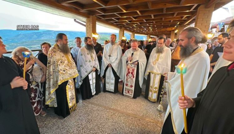 Εσπερινός-στην-Ιερά-Μονή-Αγίας-Μαρίνας-στο-κάστρο-Άργους