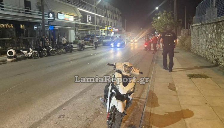 Σοβαρό-τροχαίο-στη-Λαμία:-Δύο-μηχανάκια-συγκρούστηκαν-–-Ένας-οδηγός-σε-κρίσιμη-κατάσταση