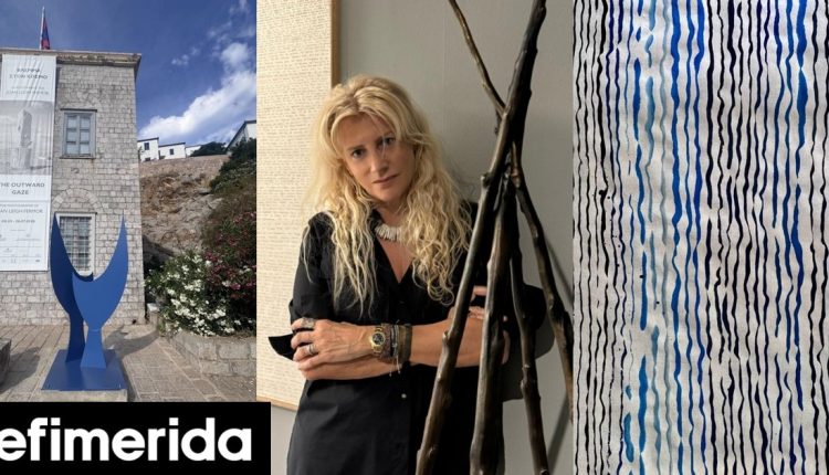 «Του-Αιθέρα-και-της-Θάλασσας»:-Δύο-κόσμοι-αντίθετοι-συναντώνται-στην-Ύδρα,-σε-έκθεση-με-έργα-της-Βένιας-Δημητρακοπούλου