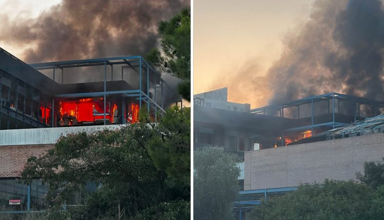 Φωτιά-σε-εγκαταλελειμμένο-κτήριο-στο-Ολυμπιακό-Χωριό