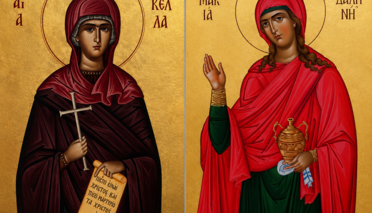 Μνήμη-Αγίων:-Μαρίας-της-Μαγδαληνής-και-Μαρκέλλης-της-Χιοπολίτιδος