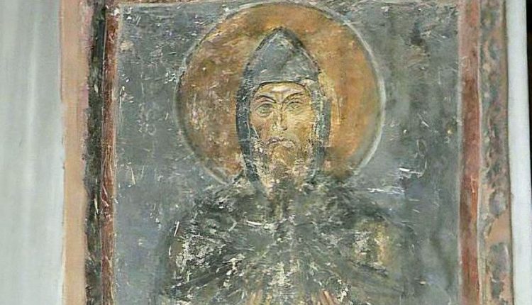 Η-τοιχογραφία-του-Οσίου-Λουκά-του-Στειριώτη-στον-Ιερό-Ναό-του-Αγίου-Δημητρίου-–-Πολιούχου-Θεσσαλονίκης