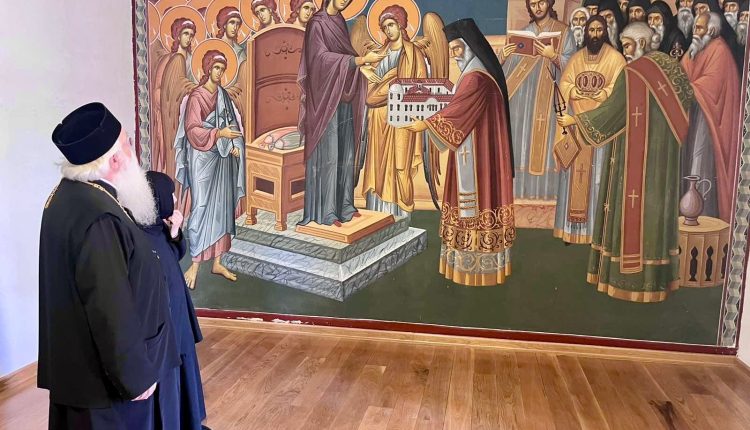 Στην-Παλαιά-Ιερά-Μονή-Κάτω-Ξενιάς-ο-Μητροπολίτης-Δημητριάδος-Ιγνάτιος