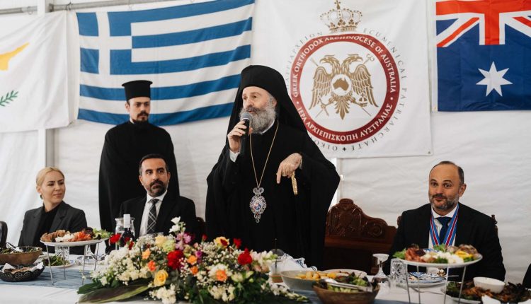 Λαμπρά-Πανήγυρις-της-Αγίας-Παρασκευής-στην-Ι.-Επισκοπή-Χώρας,-υπό-τον-Αρχιεπίσκοπο-Αυστραλίας