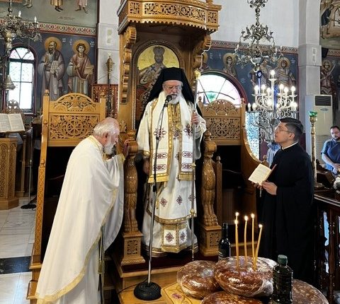 Μνήμη-Αγίας-Παρασκευής-και-Αγίου-Ιερομάρτυρος-Ερμολάου-στα-Λουτρά-Αιδηψού